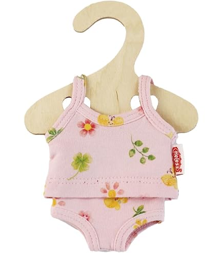 Camicia da notte a fiorellini verdi per bambole - pezzo unico