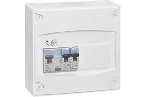 LEGRAND - Tableau Électrique Pré-équipé 1 Rangée Drivia - Equipé de Disjoncteurs + 1 Interrupteur Différentiel 30mA - Spécial Extension Chambre - Fabriqué En France - Blanc