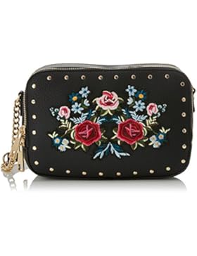 ALDO Damen Moretta Umhängetasche, Schwarz (Black), 6 x 16 x 26 cm