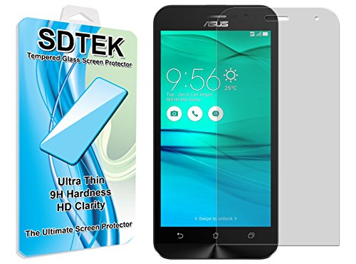 SDTEK Asus ZenFone Go  ZB500KL  Protector de Pantalla Cristal Vidrio Templado Glass Screen Protector