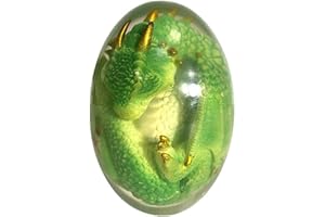 PIUMOJ Huevos de Dragón de Lava, Lava Dragon Eggs para Regalos y Decoraciones, Exquisito Recuerdo de Huevo de Dragón de Lava, Estatua de Dragón de Resina Regalos para Niños