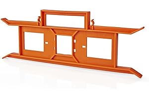 Nedis H Frame Cable Organiser Carrier Holder - Keeps Your Cable Tidy and Tangle Free - Ideal for Christmas Lights, Extensions Leads, Garden Tool Wires - Orange
