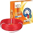 REO Single Core FR PVC Insulated Copper Conductor (Unsheathed) Flexible 90 meter Cable 4.0 sq. mm (Red)