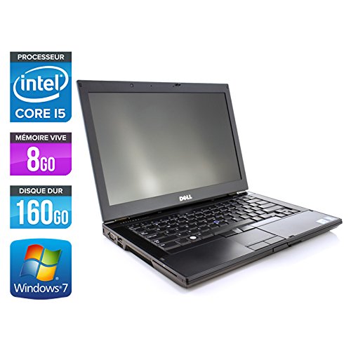 spécification Dell Latitude E6410 - PC portable - 14,1' - Gris (Intel Core i5-520M / 2.40 GHz, 8 Go de RAM, disque dur 160 Go, graveur DVD, webcam, wifi, Windows 7 Professionnel)