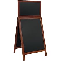 Lavagna Nera Danieli Per Menu Da Parete - Cornice Legno Faggio, 80x120 Cm, Con Pennarelli - Foto 10