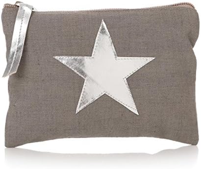 Shruti | Star Purse | Cotton | Grey | 16x12cm