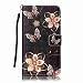 Produktbild LG G Stylo 2/Stylus 2/LS775/K520 Hülle [Bildschirmschutz aus gehärtetem Glas], Grandoin Retro Leder Foliant Stoßabfangende Hülle, exzellente Qualität buntes elegantes Muster Design Premium PU Verschluss genaue Passform Riemen-Leder Geldbörse schützende Schnapp-Hüllen-Abdeckung für LG G Stylo 2/Stylus 2/LS775/K520 mit [Kreditkarten Einschub] Ständer Funktion