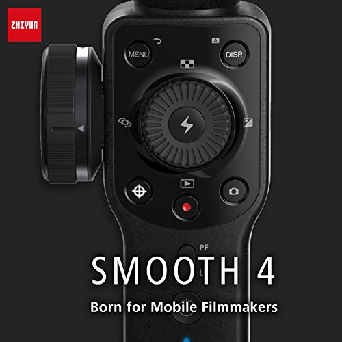 Zhiyun Smooth 4 Smartphone Stabilizer 3-Achsen Handheld Gimbal mit Focus Pull &Zoom Capability fÃ¼r Iphone Samsung Mobile Phone (schwarz)