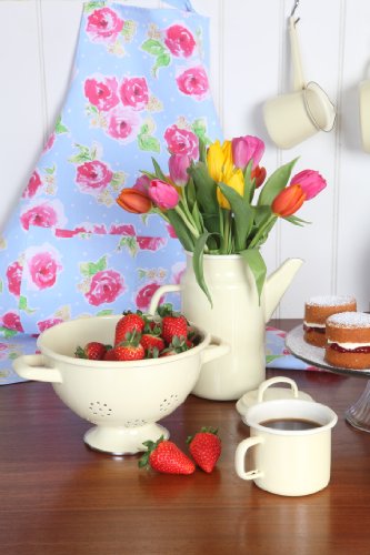 Vintage Home Mokkakanne, Kaffeekanne für Mokka, 400 ml, emailliert, Buttermilch - 2