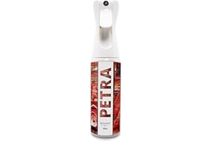 GLAMOUR PARFUM - Ambientador de Hogar Petra - 300 ml - Pulverizador con Aroma Fresco y Cítrico - Ambientador Textil en Spray - para Pulverizar en la Cama o en Cortinas - Reutilizable
