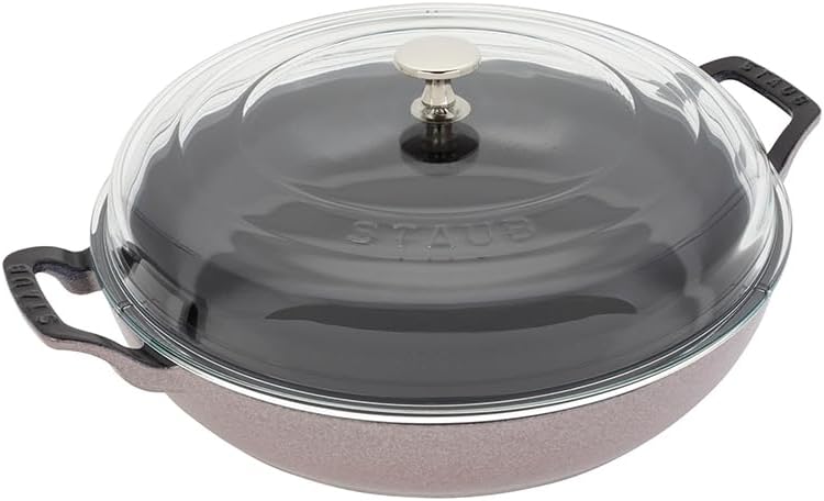 Staub Sote Tenceresi Cam Kapaklı, 30 cm, Kiraz Çiçeği