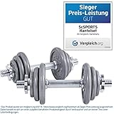 Bohrung: Die Gewichte haben einen Lochdurchmesser von 30mm / 31mm und sind somit perfekt auf alle gängigen Hantelstangen mit einem Durchmesser von 30mm geeignet