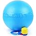 Produktbild Übung Ball Yoga Stuhl 65 cm Anti Burst getestet unterstützt 2000lbs Anti-Rutsch für Fitness Stabilität Balance Kern Stärke Birthing Pilates für Home Gym Office Inklusive Workout Icon + Quick Pump Professional Qualität Design