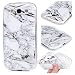 Produktbild Samsung Galaxy S3 Hülle Vintage VertTek Weiß Silikon Case Marble Malerei Schlank Muster Etui Flexible Weiche TPU Gel Dünne Transparent Schalen Extrem Kratzer-Beweis Handyhülle Soft Back Protective Case