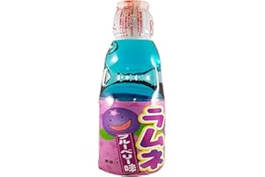 HATA Domechan Ramune Limonata Giapponese al Gusto Mirtillo - 200ml