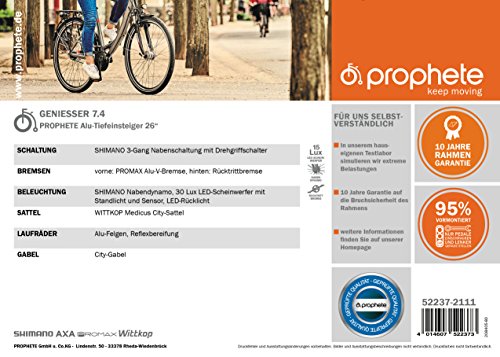 PROPHETE Tiefeinsteiger 26″ GENIESSER 7.4 - 2