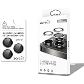 ZORE Apple İle Uyumlu iPhone 16 Pro iPhone 16 Pro Max CL-12 Premium Safir Parmak İzi Bırakmayan Anti-Reflective Kamera Lens K