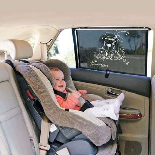 Dreambaby Extra Wide Tigers Adjustable Car Shade
