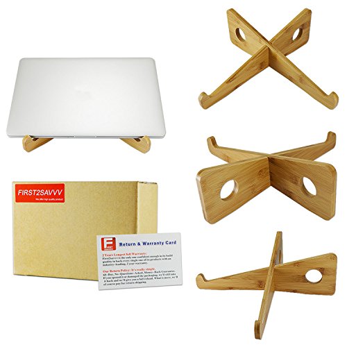 First2savvv MT-XX-13 Ständer für Apple MacBook 12, MacBook Air 11/13, MacBook Pro 13/15, MacBook Pro Retina 13/15 - 7