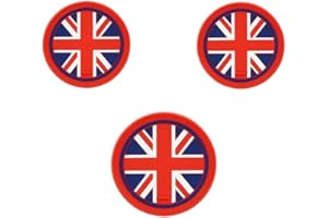 UVCANY Mini R55 R56 R57 R58 R59 Posavasos para Coche, 3 Piezas Antideslizante Portavasos Incrustado en Adornos Posavasos para Mini Cooper R55 R56 R57 R58 R59(Union Jack Azul)