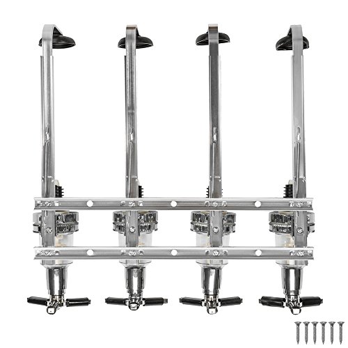 TecTake Getränkeportionierer für 4 Flaschen Bar Butler Wandmontage 4cl - 5