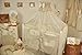 Stunning Baby Canopy / Mosquito Net for Cot + Fitting / Holder - Beige Stars