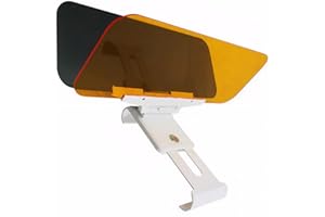 BELLIGERN Car Sun Visor With Polarized Glare Protection New Upgrade Double Board Car Sun Visor Extension Anti-Glare Extender Adjustab Polarised Extension