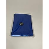 Casalinghi Mavi Tek Renk L&uuml;x Kalın Hediye Paketi Gift Pack Metalize Poşet Bantlı 12x17 Cm 50li (Mavi)