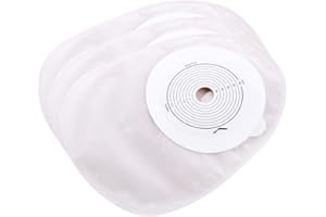 HEALIFTY 10pcs Colostomy Bags， Drainable Pouches Cut-to-Fit Ostomy Bags Disposable Skin Barrier Closed Colostomy Bags for Colostomy Ileostomy Stoma Care