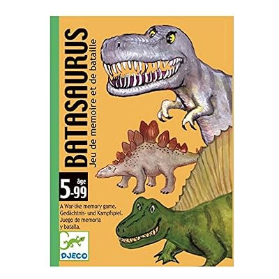 Djeco - Batasaurus - Jeu de mémoire et de bataille