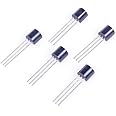 ANGEEK 5 Stück digitaler Temperatursensor TO92-55°C - +125°C für Arduino, Raspberry Pi
