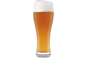 H&H 6 bicchieri in vetro birra weizen 330cl, 68/4261
