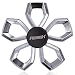 Produktbild Mydeal X5 EDC Zappeln Spinners Handspinner Zappeln Spielzeug mit glattem Lager für Erwachsene Kids,Hochgeschwindigkeitsspins für 4-6 Minuten - Silber