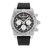 Breitling Herren Chronomat 44 44 mm schwarz Leinwand Band Stahl Fall Automatische Analog Armbanduhr ab01154g-bd13ms
