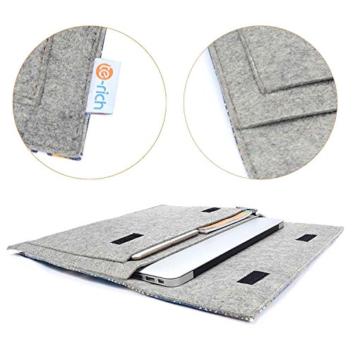 13,3 Zoll, Laptop Tasche, Notebook, 12,9 Zoll iPad Pro, MacBook, Schutzhülle, Laptophülle, Notebooktasche, Ultrabook, Filz, Hülle,Sleeve, 13 Zoll, Macbook Air/ Pro Retina - 4