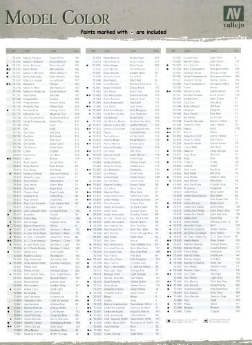 Vallejo Model Color Hobby Range Box Set