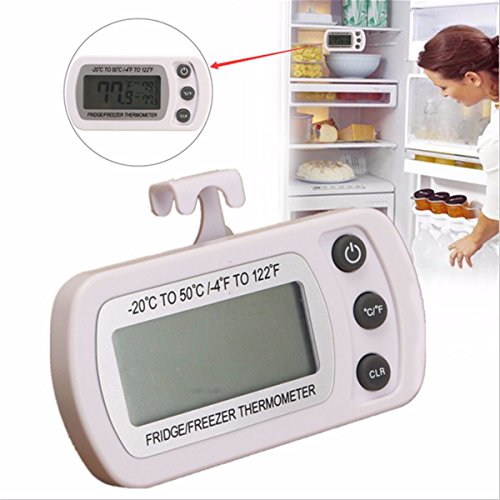 Preisvergleich Produktbild Saver Wasserdichte LCD Kühlschrank Gefrierschrank Kühlschrank Thermometer Werkzeug Haken Hängen Ständer