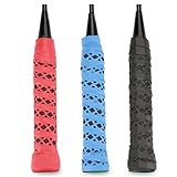  Utilizzo versatile: Dimensioni non piegate: 110 cm x 2,5 cm x 0,75 mm Perfetto per tennis, squash, paddle, racchetta da badminton, manubrio bici, volante, mazza da baseball e canna da pesca, ecc.