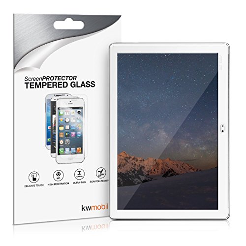 kwmobile Panzerglas Displayschutzfolie für Asus ZenPad 10 (Z300C/Z300CL/Z300CG/Z300M/Z300CNL) - Tablet Schutzglas Folie Schutzfolie Displayschutz Glasfolie in kristallklar