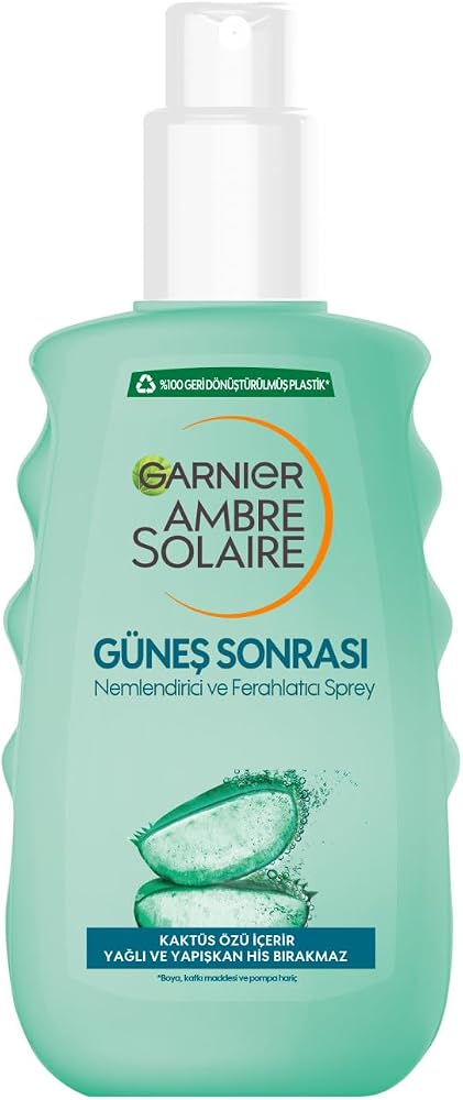 Garnier Skin Naturals Ambre Solaire Güneş Sonrası Nemlendirici Ferahlatıcı Sprey (200 ml)