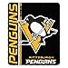 Produktbild NHL Pittsburgh Penguins Kreuz Überprüfen Fleece Überwurf Decke, schwarz, 127 x 152,4 cm
