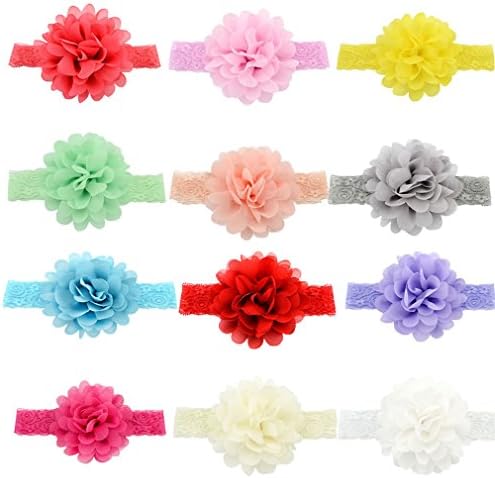 12 colors 11 cm Bow Style Polyester Children's Hair Accessories Hair Band