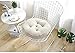 Produktbild Garden Garden Booster Kissen, Faux Wildleder mit unterstützender Füllung, nützlich während der Schwangerschaft und postoperativen Pflege mit 10 cm Hub,White2