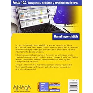 Presto 10.2 : presupuestos, mediciones y certificaciones de obras (Manuales Imprescindibles)