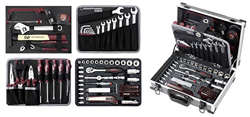 Kraftwerk 1043 Allround-Alu-Werkzeugkoffer 109-teilig - 2