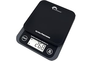 LITTLE BALANCE 8509 Ultraprécision 5.1, Pèse lettres, balance électronique, 5 kg, Ultraprécise 0.1 g, Noir