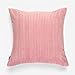 Produktbild Kissenbezug Solide Kissenbezug Cord Flocking Kissenbezug Rosa Grau Blau Kaffee Weiches Zuhause Dekorative Kissen Cove Pink, 50 * 50 cm