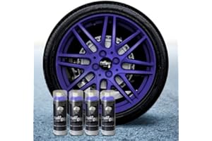 Sophisticauto Lot de 4 Sprays Full Dip Vinyles liquides Violet Métallisés Mat pelable 400 ML