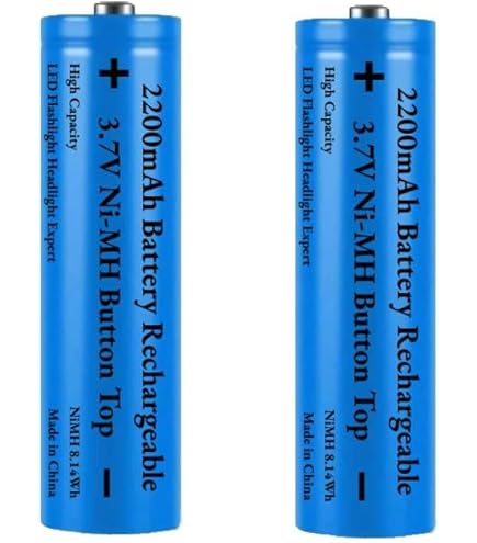 4 Stück Ni-MH Akkus 3200mAh - Wiederaufladbare Knopfleiste Batterien