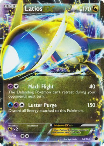 Pokemon - Latios-Ex (86/116) - Plasma Freeze - Holo